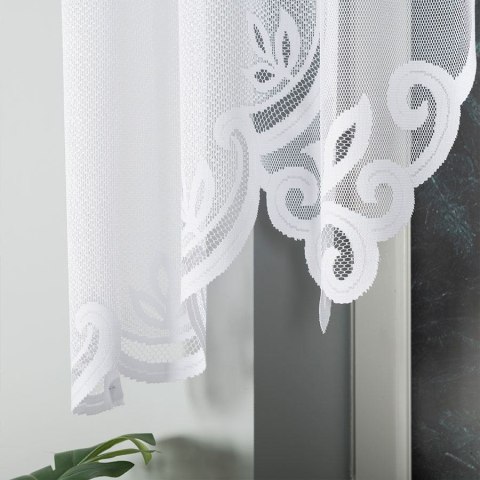 POLA Firanka żakardowa gotowa, 130x250cm, kolor biały 019368