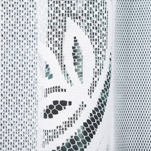 POLA Firanka żakardowa gotowa, 130x250cm, kolor biały 019368