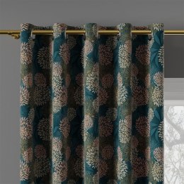 ALIUM Tkanina dekoracyjna typu MILAS, szer.150cm, kolor ciemny turkusowy/petrol D00115/MIL/002/150000/1