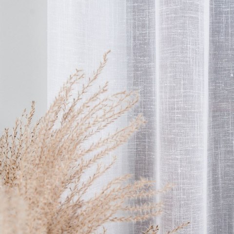 Firanka fantazyjna z ołowianką, wysokość 305cm, kolor 001 biały 015597/OLO/001/000305/1