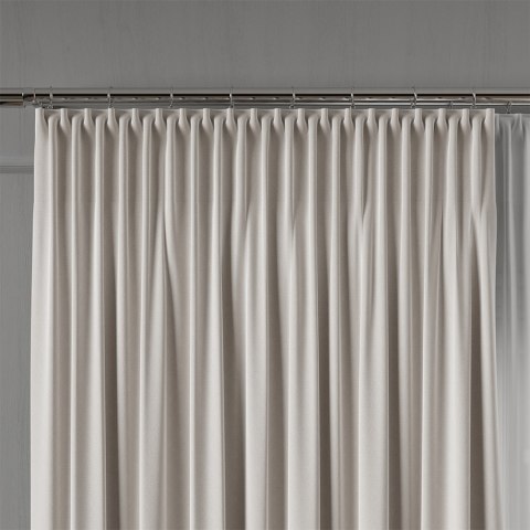 LIMA Tkanina na zasłony, wys. 300cm, kolor ecru 318287/TDP/001/000300/1