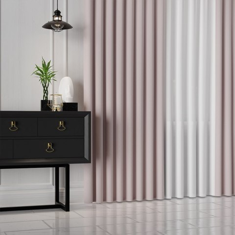 LIMA Tkanina na zasłony, wys. 300cm, kolor 010 pudrowy różowy 318287/TDP/010/000300/1