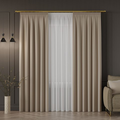 LIMA Tkanina na zasłony, wys. 300cm, kolor 012 cappuccino 318287/TDP/012/000300/1