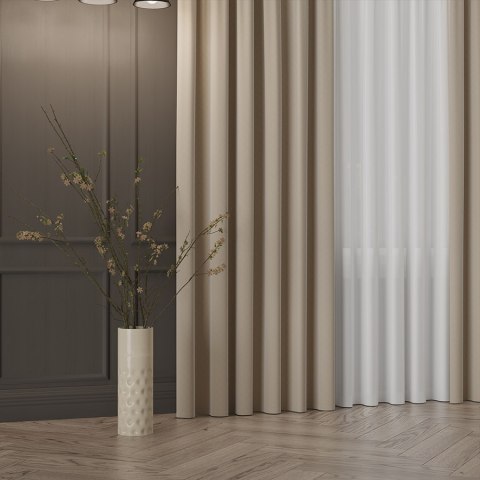 LIMA Tkanina na zasłony, wys. 300cm, kolor 012 cappuccino 318287/TDP/012/000300/1