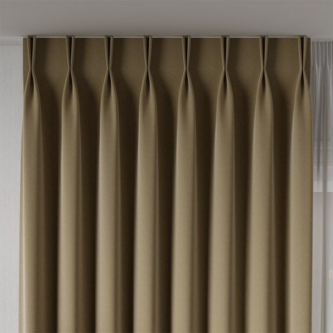 LIMA Tkanina na zasłony, wys. 300cm, kolor 018 khaki 318287/TDP/018/000300/1
