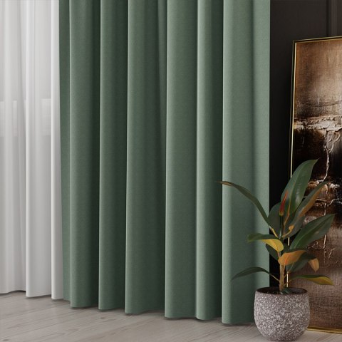 LIMA Tkanina na zasłony, wys. 300cm, kolor 022 zielony 318287/TDP/022/000300/1