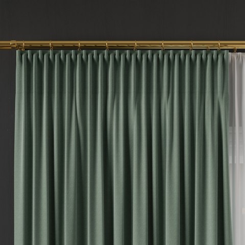LIMA Tkanina na zasłony, wys. 300cm, kolor 022 zielony 318287/TDP/022/000300/1