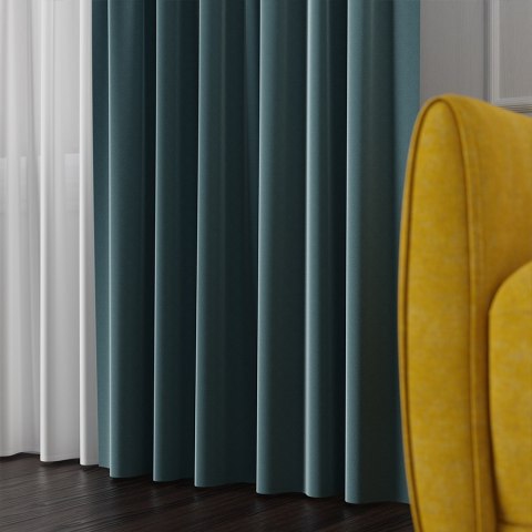 LIMA Tkanina na zasłony, wys. 300cm, kolor 024 petrol 318287/TDP/024/000300/1