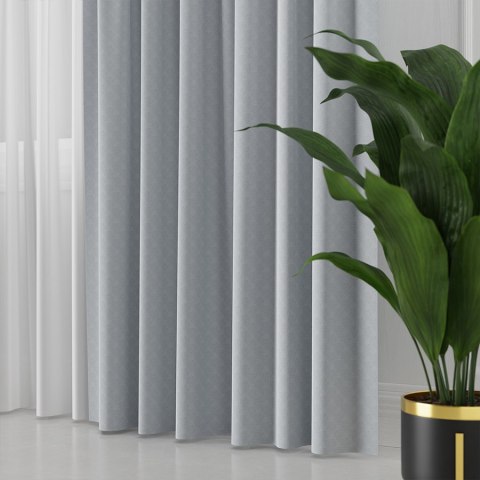 LIMA Tkanina na zasłony, wys. 300cm, kolor 026 niebieskoszary 318287/TDP/026/000300/1