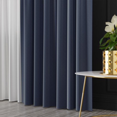 LIMA Tkanina na zasłony, wys. 300cm, kolor 029 granatowy 318287/TDP/029/000300/1
