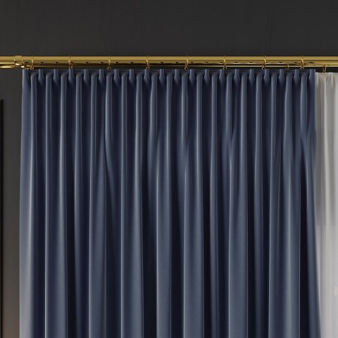 LIMA Tkanina na zasłony, wys. 300cm, kolor 029 granatowy 318287/TDP/029/000300/1