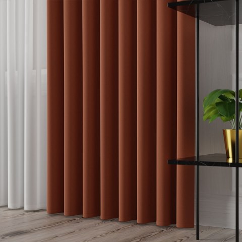 LIMA Tkanina na zasłony, wys. 300cm, kolor 036 rdzawy 318287/TDP/036/000300/1