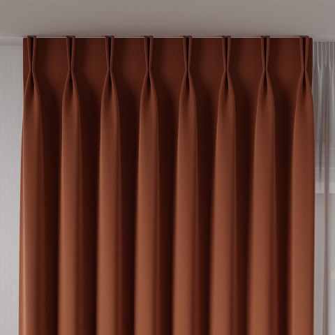 LIMA Tkanina na zasłony, wys. 300cm, kolor 036 rdzawy 318287/TDP/036/000300/1