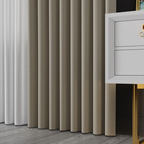 LIMA Tkanina na zasłony, wys. 300cm, kolor 050 nude 318287/TDP/050/000300/1