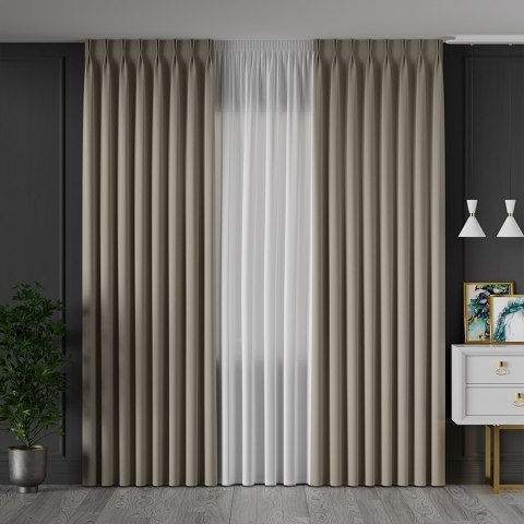 LIMA Tkanina na zasłony, wys. 300cm, kolor 050 nude 318287/TDP/050/000300/1