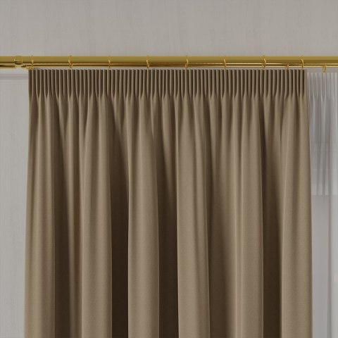 LIMA Tkanina na zasłony, wys. 300cm, kolor 051 ciepły brązowy 318287/TDP/051/000300/1