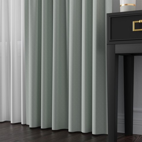 LIMA Tkanina na zasłony, wys. 300cm, kolor 054 pastelowy zielony 318287/TDP/054/000300/1