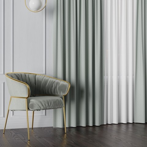 LIMA Tkanina na zasłony, wys. 300cm, kolor 054 pastelowy zielony 318287/TDP/054/000300/1