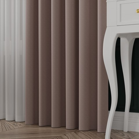 LIMA Tkanina na zasłony, wys. 300cm, kolor 062 ciemny pudrowy różowy 318287/TDP/062/000300/1