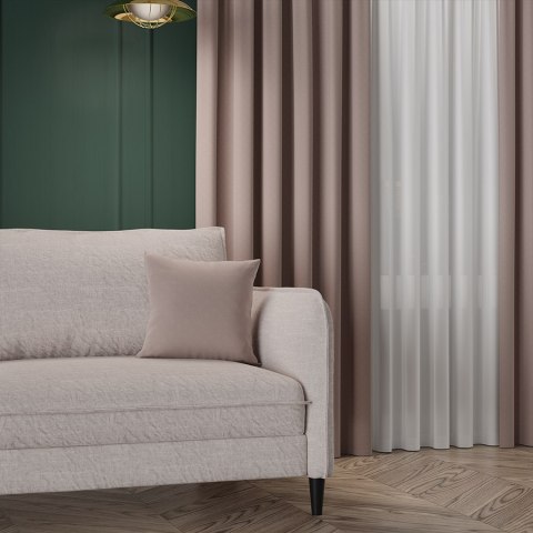 LIMA Tkanina na zasłony, wys. 300cm, kolor 062 ciemny pudrowy różowy 318287/TDP/062/000300/1