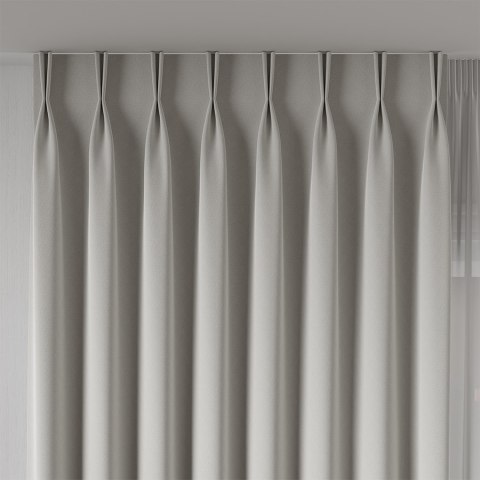 LIMA Tkanina na zasłony, wys. 300cm, kolor 070 ciepły jasny szary 318287/TDP/070/000300/1