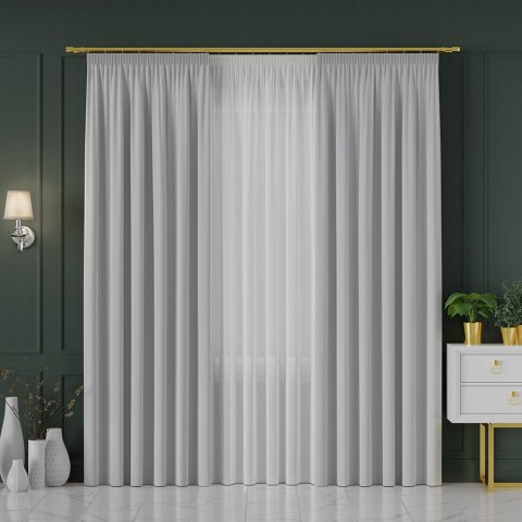 LIMA Tkanina na zasłony, wys. 300cm, kolor 076 jasny chłodny szary 318287/TDP/076/000300/1