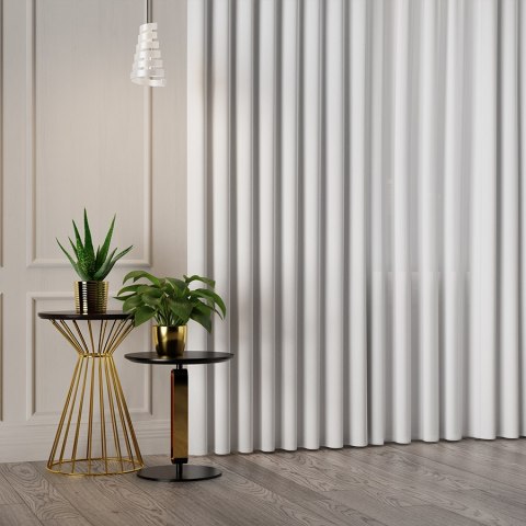 LIMA Tkanina na zasłony, wys. 300cm, kolor 078 biały 318287/TDP/078/000300/1