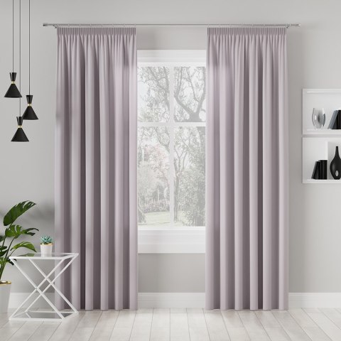 LOTUS Wodoodporna tkanina dekoracyjna, wys. 300cm, kolor 009 pastelowy fioletowy TD0008/TDP/009/000300/1