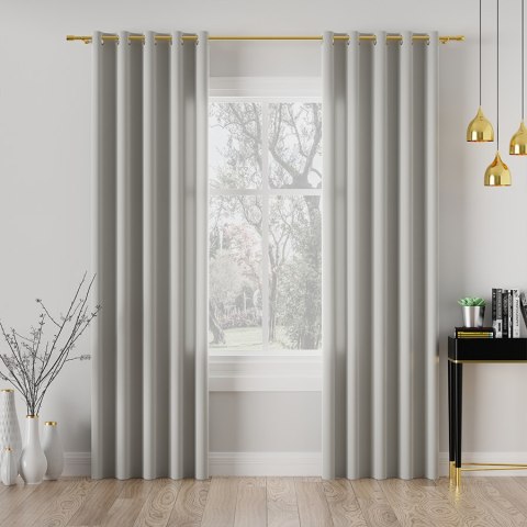 LOTUS Wodoodporna tkanina dekoracyjna, wys. 300cm, kolor 014 szary TD0008/TDP/014/000300/1