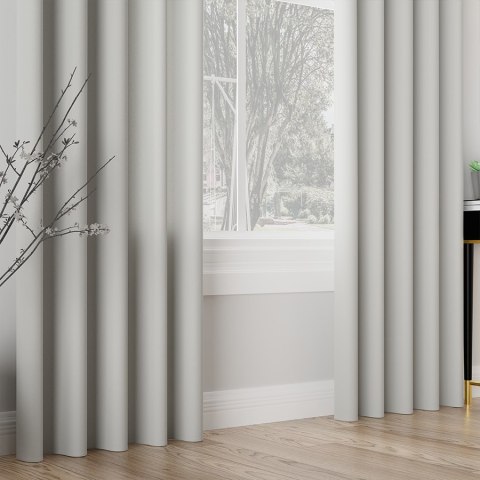 LOTUS Wodoodporna tkanina dekoracyjna, wys. 300cm, kolor 014 szary TD0008/TDP/014/000300/1