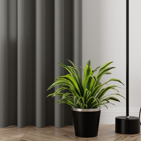 LOTUS Wodoodporna tkanina dekoracyjna, wys. 300cm, kolor 016 grafitowy TD0008/TDP/016/000300/1