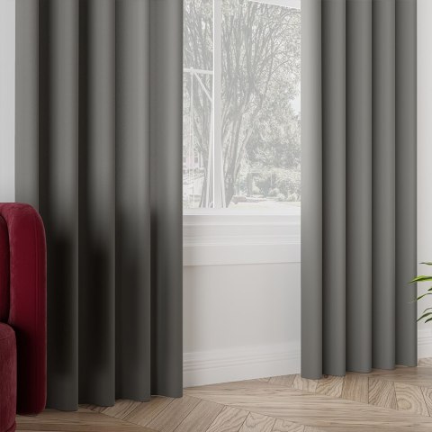 LOTUS Wodoodporna tkanina dekoracyjna, wys. 300cm, kolor 016 grafitowy TD0008/TDP/016/000300/1