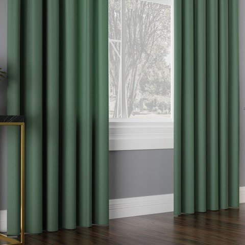 LOTUS Wodoodporna tkanina dekoracyjna, wys. 300cm, kolor 019 butelkowy zielony TD0008/TDP/019/000300/1