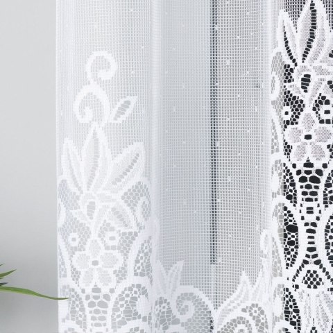 BERENIKA Firanka żakardowa gotowa, 120x250cm, kolor biały 004304/FBL/001/250120/1
