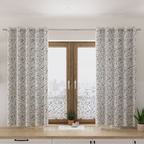 BIANKA Tkanina na zasłony OXFORD WODOODPORNY, szer. 145cm, kolor różowy D00127/OXW/002/145000/1