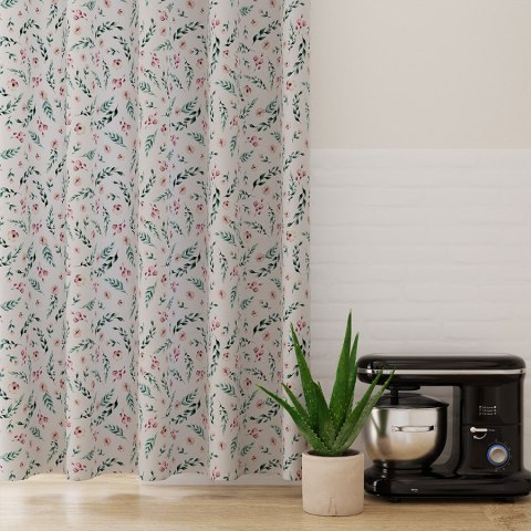 BIANKA Tkanina na zasłony OXFORD WODOODPORNY, szer. 145cm, kolor różowy D00127/OXW/002/145000/1