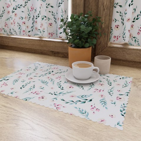 BIANKA Tkanina na zasłony OXFORD WODOODPORNY, szer. 145cm, kolor różowy D00127/OXW/002/145000/1