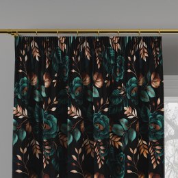 KAMALA Tkanina dekoracyjna OXFORD, 140cm, kolor czarno-niebieski D00119/OXF/002/140000/1