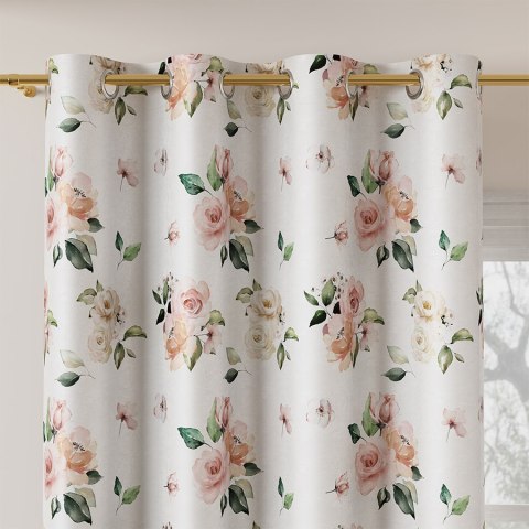 LANOSA Tkanina na zasłony VELVET, wys. 295cm, kolor różowy TD0007/TDP/001/000295/1