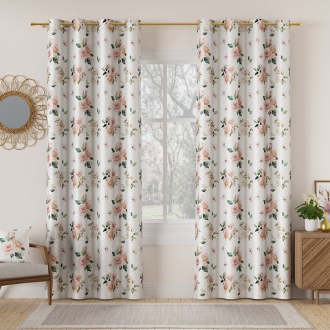 LANOSA Tkanina na zasłony VELVET, wys. 295cm, kolor różowy TD0007/TDP/001/000295/1