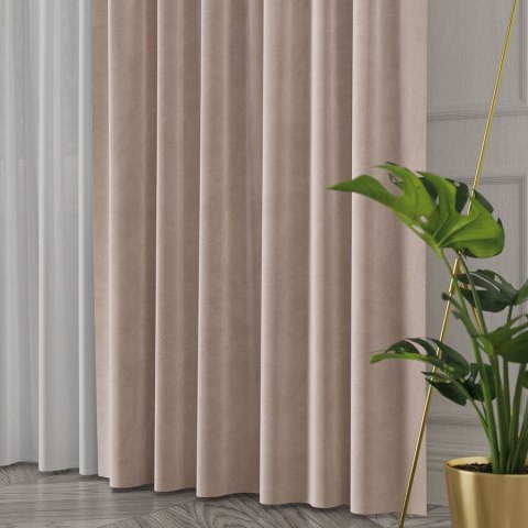 VELVET Tkanina na zasłony, wys. 300cm, kolor 002 beżowy VELVET/TZP/002/000300/1
