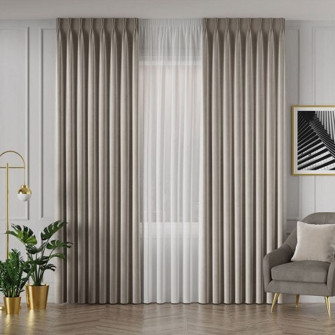 VELVET Tkanina na zasłony, wys. 300cm, kolor 008 chłodny beżowy VELVET/TZP/008/000300/1