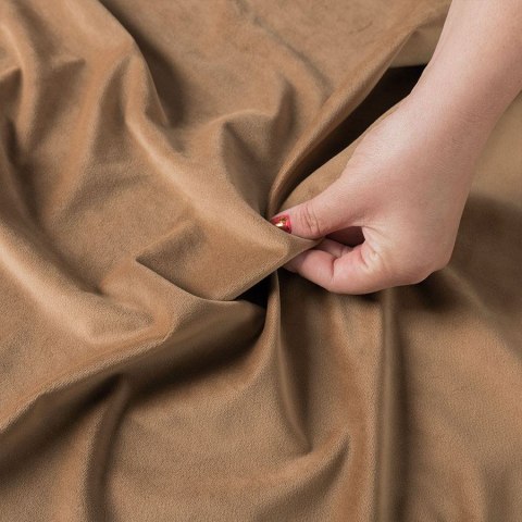 VELVET Tkanina na zasłony, wys. 300cm, kolor 011 camelowy VELVET/TZP/011/000300/1