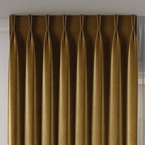 VELVET Tkanina na zasłony, wys. 300cm, kolor 012 khaki VELVET/TZP/012/000300/1