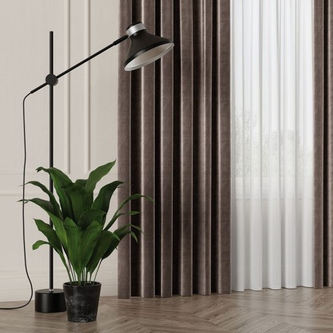 VELVET Tkanina na zasłony, wys. 300cm, kolor 018 chłodny brązowy VELVET/TZP/018/000300/1