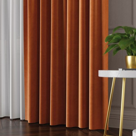 VELVET Tkanina na zasłony, wys. 300cm, kolor 028 rdzawy VELVET/TZP/028/000300/1