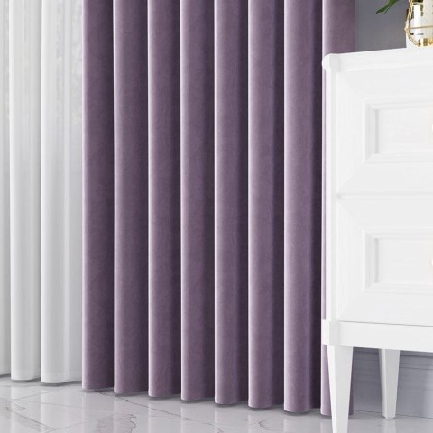 VELVET Tkanina na zasłony, wys. 300cm, kolor 033 wrzosowy VELVET/TZP/033/000300/1