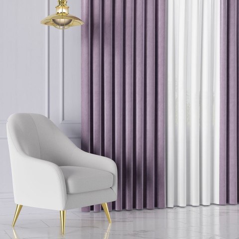 VELVET Tkanina na zasłony, wys. 300cm, kolor 033 wrzosowy VELVET/TZP/033/000300/1