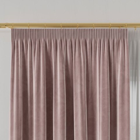 VELVET Tkanina na zasłony, wys. 300cm, kolor 035 pastelowy fioletowy VELVET/TZP/035/000300/1