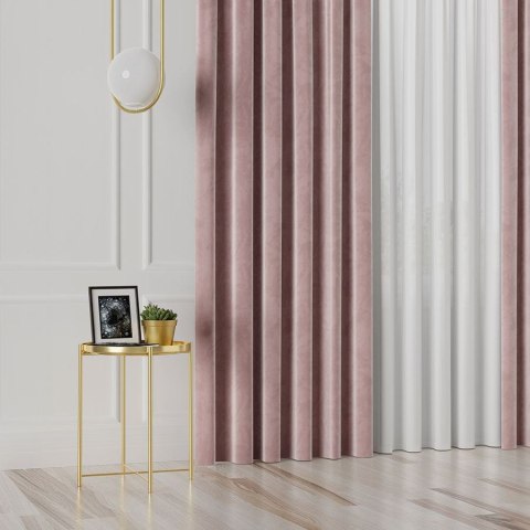 VELVET Tkanina na zasłony, wys. 300cm, kolor 035 pastelowy fioletowy VELVET/TZP/035/000300/1